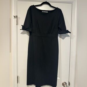 Women’s black shift dress